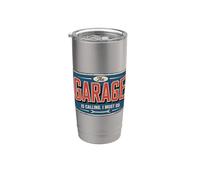 The Garage Is Calling I Must Go Vaso térmico de acero inoxidable de doble pared