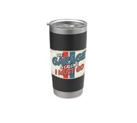 The Garage Is Calling I Must Go Vaso térmico de acero inoxidable de doble pared