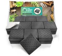 The Garden Gecko, Patas Invisibles para macetas para macetas y Flores al Aire Libre, elevadores para macetas con Agarre Cuadrado Antideslizante | 21 PIES DE Bote + 21 Almohadillas Autoadhesivas