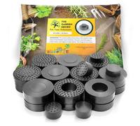The Garden Gecko Patas Invisibles pequeñas y Grandes para macetas y Flores al Aire Libre | Un Organizador para Plantas con Agarre para el Suelo | Paquete de 20 Unidades de Doble tamaño