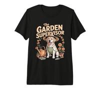 The Garden Supervisor, Lindo Amante de los jardineros de Perros Camiseta Premium