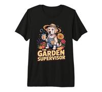 The Garden Supervisor, Lindo Amante de los jardineros de Perros Camiseta Premium