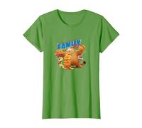 The Garfield Movie Family Style Cattitude Group Shot Camiseta, Mujer, Hierba, S