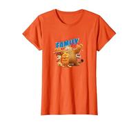 The Garfield Movie Family Style Cattitude Group Shot Camiseta, Mujer, Naranja, S