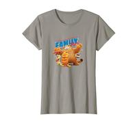 The Garfield Movie Family Style Cattitude Group Shot Camiseta, Mujer, Pizarra, M