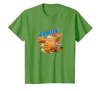 The Garfield Movie Family Style Cattitude Group Shot Camiseta, Niños, Hierba, 10 años