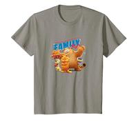 The Garfield Movie Family Style Cattitude Group Shot Camiseta, Niños, Pizarra, 6 años