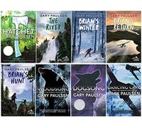 The Gary Paulsen 8 Books Set - Dancing Carl; Dogsong; Hatchet; Woodsong; The River; Brian's Winter; Brian's Return; Brian's Hunt