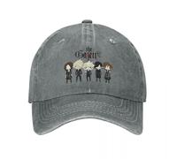 The Gazette Rock Music Band Trucker Hat Retrato de Dibujos Animados Gorras Vaqueras desgastadas Vintage para Exteriores Todo Tiempo Viaje Ajuste Ajustable