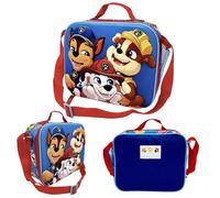 The Geeky Pop - Bolsa de almuerzo isotérmica para bebé, diseño de Patrulla Canina Chase Marshall Rubble, 23 x 20 x 8,5 cm con correa ajustable - Licencia oficial