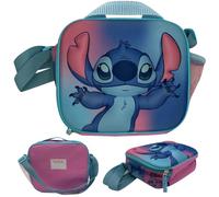 The Geeky Pop - Bolsa de almuerzo isotérmica para niños (23 x 20 x 8,5 cm, con imagen 3D Relief, bandolera ajustable y bolsillo de malla, ideal para escuela, picnic y viajes