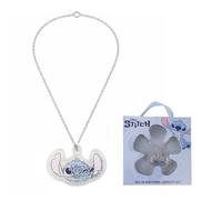 The Geeky Pop Disney Stitch Collar para niños - Colgante de puntada transparente con cadena - Joya de fantasía de Lilo & Stitch - Regalo para niña Fans Disney