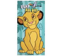 The Geeky Pop Toalla de Playa Disney Le Rey León - Simba - 70 x 140 cm - Toalla infantil suave y ligera - Secado rápido - Verano & Vacaciones