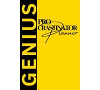 The Genius Procrastinator Planner: A Motivational Journal for Overthinkers, Creatives, and Self-Improvers | Daily Lined Pages to Turn Delay into Productivity.