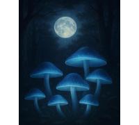 The Gentle Garden Notebook: Mushrooms & Moonlight 120 pages 7.5 x 9.25: A peaceful forest journal from The Gentle Garden Collection