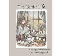 The Gentle Life: A Cozy and Relaxing Coloring Book for Teens & Adults - Featuring 30 AI-Assisted Illustrations (Cottagecore Coloring Books)