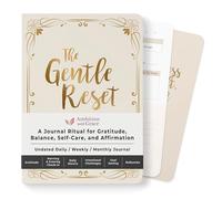 The Gentle Reset - Diario de gratitud para mujeres, planificador diario, reflexiones, afirmaciones y felicidad, indicaciones de atención plena guiada y escritura de cuidado personal para mejorar la