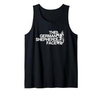 The German Shepherd Face - Pastor alemán Camiseta sin Mangas