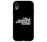 The German Shepherd Face - Pastor alemán Carcasa para iPhone XR