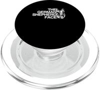 The German Shepherd Face - Pastor alemán PopSockets PopGrip para MagSafe