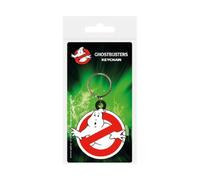 Keychain Ghostbusters - Llavero de Goma Logo, Rojo y Crema