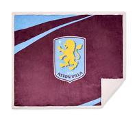 The Gift Scholars Aston Villa Sherpa - Manta Polar (152 x 117 cm), diseño Oficial de la Premier League Football Club