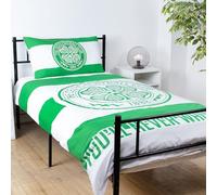 The Gift Scholars Juego de Ropa de Cama Individual con Licencia Oficial del Celtic FC - Reversible e Incluye Funda de Almohada niños - para Bhoys y Wee Lasses