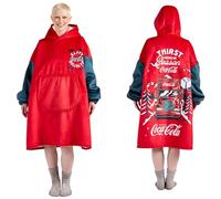 The Gift Scholars Kids Sudadera con Capucha, Coca-Cola Festive, One Size para Niñas