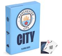 The Gift Scholars Licencia oficial de cartas de Man City F.C. Baraja estándar de 52 cartas. Diversión para todas las edades de los fans de Manchester City
