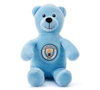 The Gift Scholars Oso de Peluche del Manchester City FC - Peluche con Licencia Oficial de 15 cm, Juguete de Peluche Coleccionable fanáticos del Manchester 'Citeh' de Todas Las Edades