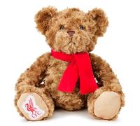 The Gift Scholars Oso de peluche oficial del Liverpool F.C. Peluche de 25 cm. Supersuave, merchandising con licencia, regalo coleccionable para adultos y niños, recuerdo de fans