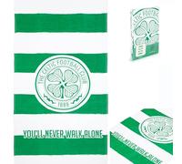 The Gift Scholars Toalla de Playa Celtic - Licencia Oficial 'You'Ll Never Walk Alone' 100% algodón - Grande 140 x 70 cm (55 x 28 Pulgadas) Piscina YNWA