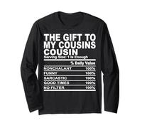 The gift to my cousins cousin funny family meeting matching Manga Larga