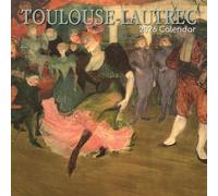 The Gifted Stationery Calendario de pared 2026, diseño cuadrado de 16 meses, calendario artístico de Toulouse-Lautrec, incluye 180 calcomanías recordatorias, septiembre de 2025 a diciembre de 2026, 12