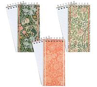 The Gifted Stationery Paquete de cuadernos de tapa dura con espiral, blocs de notas en espiral con encuadernación superior, cuaderno de lista de comestibles, blocs de notas de oficina y escuela, 8.4 x