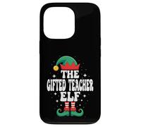 The Gifted Teacher Elf, Divertida Familia navideña Que combina Carcasa para iPhone 13 Pro