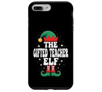The Gifted Teacher Elf, Divertida Familia navideña Que combina Carcasa para iPhone 7 Plus/8 Plus