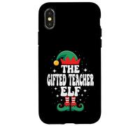 The Gifted Teacher Elf, Divertida Familia navideña Que combina Carcasa para iPhone X/XS
