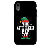 The Gifted Teacher Elf, Divertida Familia navideña Que combina Carcasa para iPhone XR