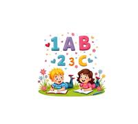 The giggle and sketch guide to letters and numbers: coloring book for kids