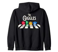 The Giggles Playful Characters Crossing Together Sudadera con Capucha