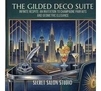The Gilded Deco Suite: Infinite Respite: An Invitation to Champagne Parfaits and Geometric Elegance (Secret Salon Studio Series)