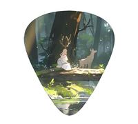 The girl by the river. Púas de guitarra en tamaños finos, medianos y gruesos, juego de 12 piezas, adecuado para guitarra eléctrica y varios instrumentos