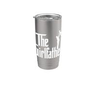 The Girl Father Gift Funny Dad of Girls Best Father's Day Vaso térmico de acero inoxidable de doble pared