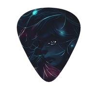 The Girl In The Dream - Juego de 12 púas para guitarra, incluye 3 grosores de púas para guitarras acústicas, ukeleles y más.