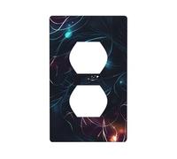 The Girl in The Dream - Kit de revestimiento dúplex de 11,4 x 7 cm, para interruptores de enchufe de luz (1 pieza).