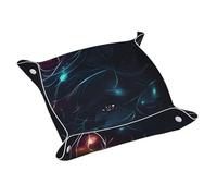 The Girl in The Dream - Organizador de bandeja de cuero práctico para mesita de noche, mesita de noche, uso doméstico y oficina