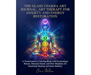 The Glass Chakra Art Journal: Art Therapy for Anxiety and Energy Restoration: A Transformative Coloring Book with Psychomagic Rituals, Binaural Sound, ... for Emotional Healing and Inner Stability