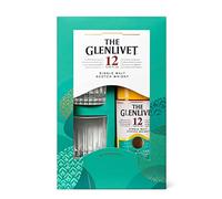 The Glenlivet 12 años Whisky Escocés de Malta Premium con 2 vasos de regalo - 700 ml, Embalaje puede variar