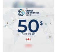 The Global Experiences Card Gift Card 50 CAD Key - CANADA